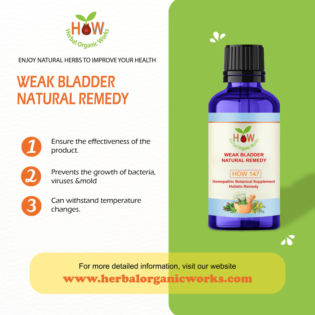 NATURAL REMEDY FOR WEAK BLADDER (HOW147)