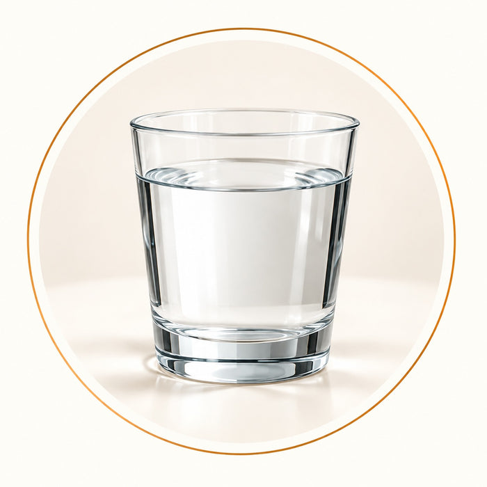 WITH WATER