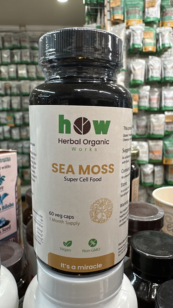Sea Moss Capsules – Natural Mineral-Rich Capsules