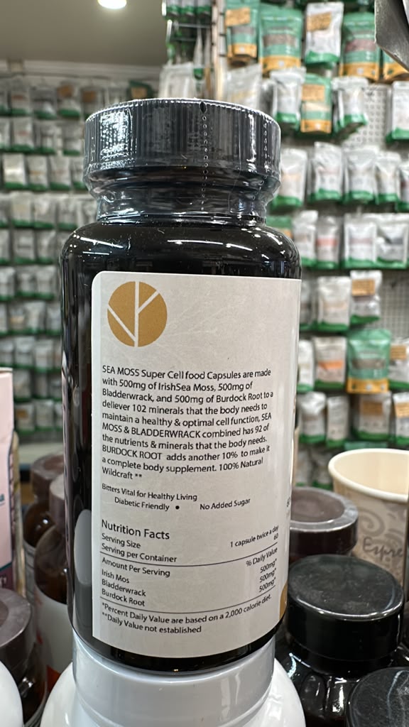 Sea Moss Capsules – Natural Mineral-Rich Capsules