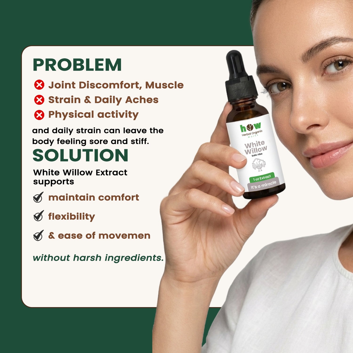 White willow extract problem