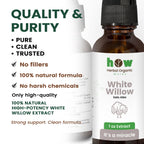 White willow extract quality