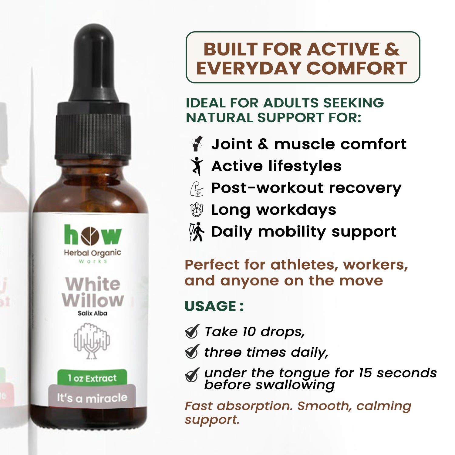 White willow extract uses
