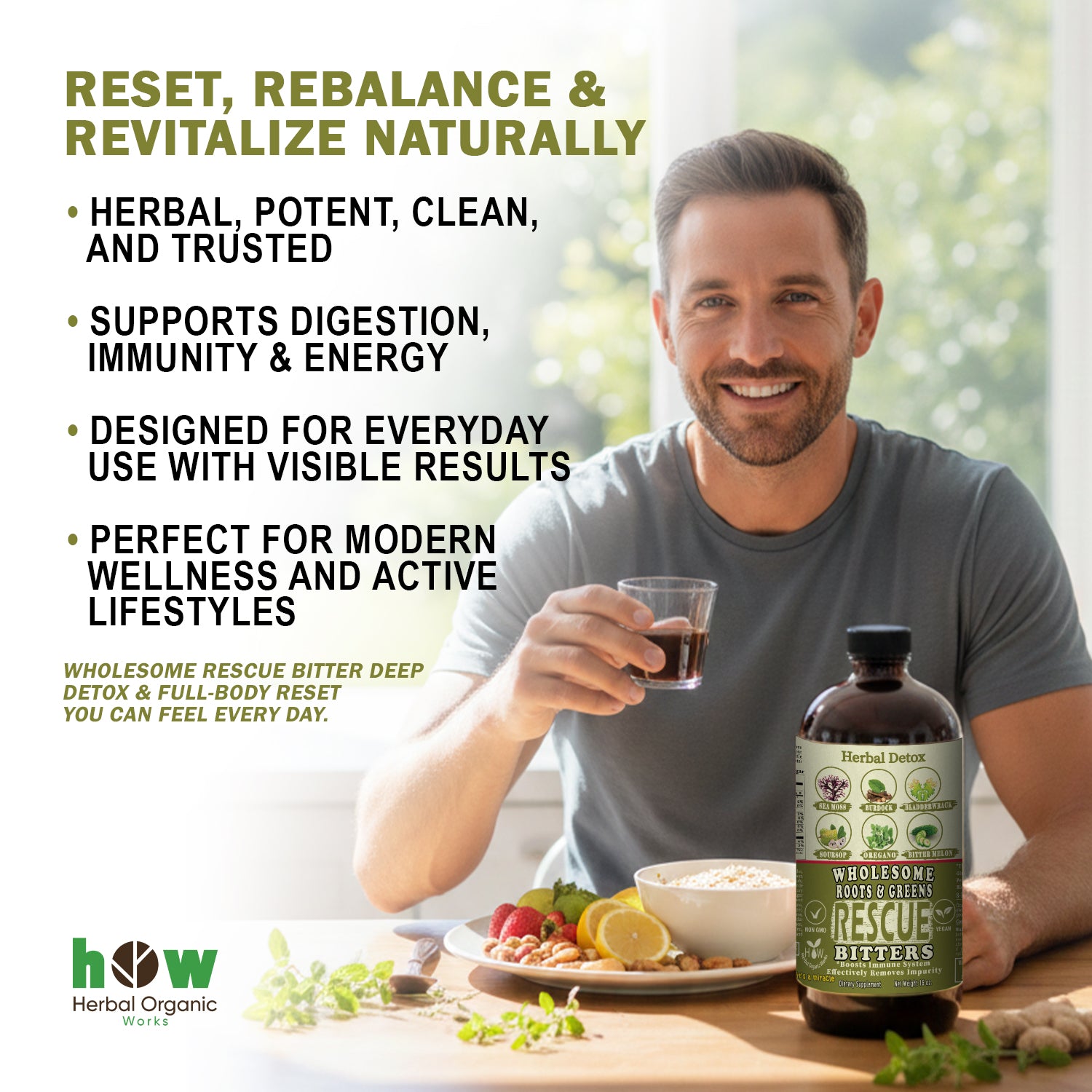 Wholesome Rescue Bitter benefits
