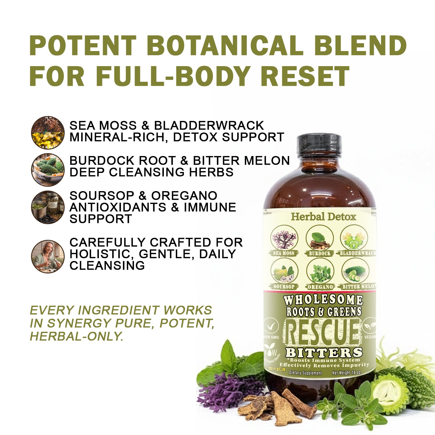 Wholesome Rescue Bitter for body