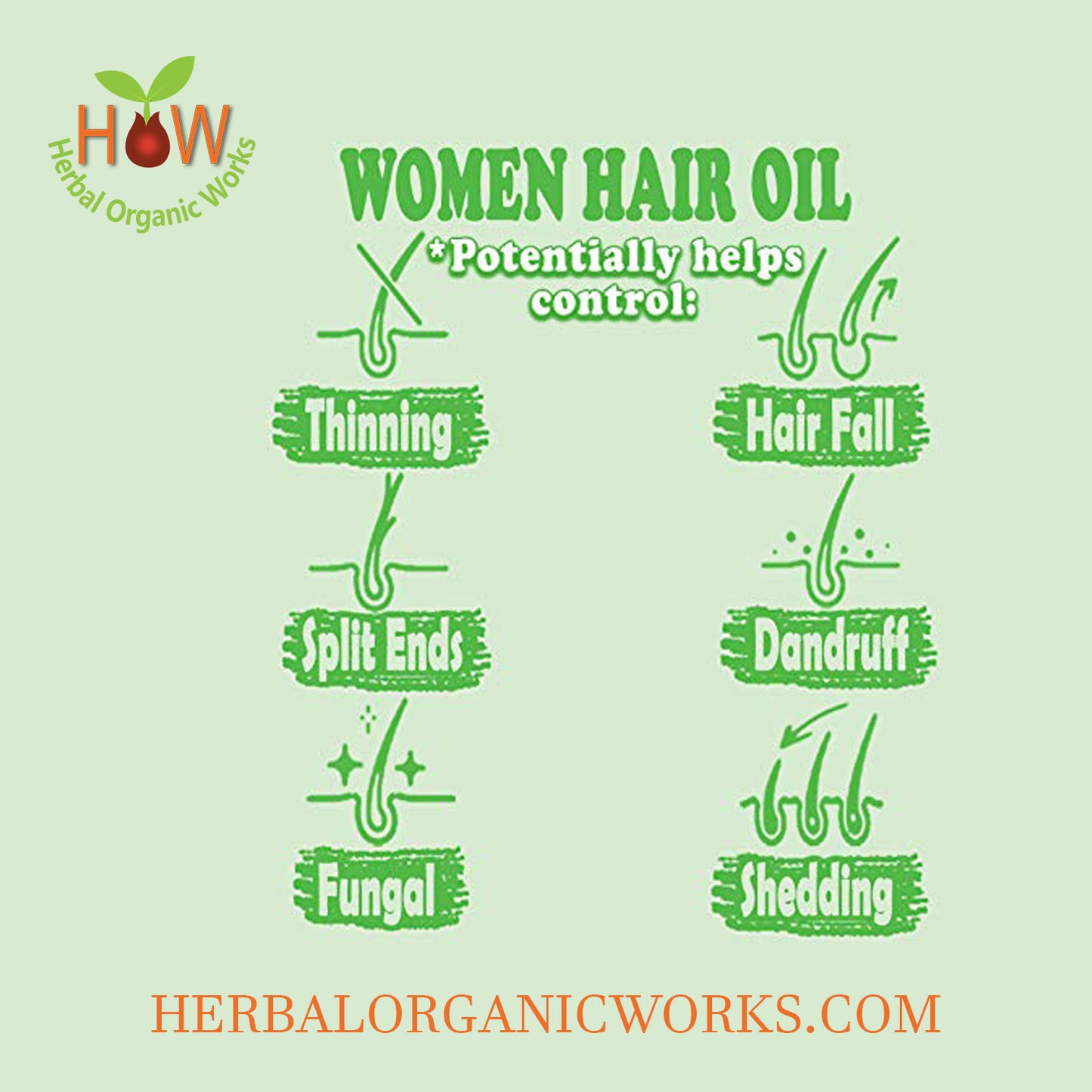 WOMEN HAIR OIL COMBO WITH SAHMPOO & CONDITIONER