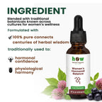 Women's Hormonal Balance Tincture ingredients