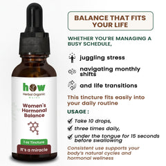 Women's Hormonal Balance Tincture uses
