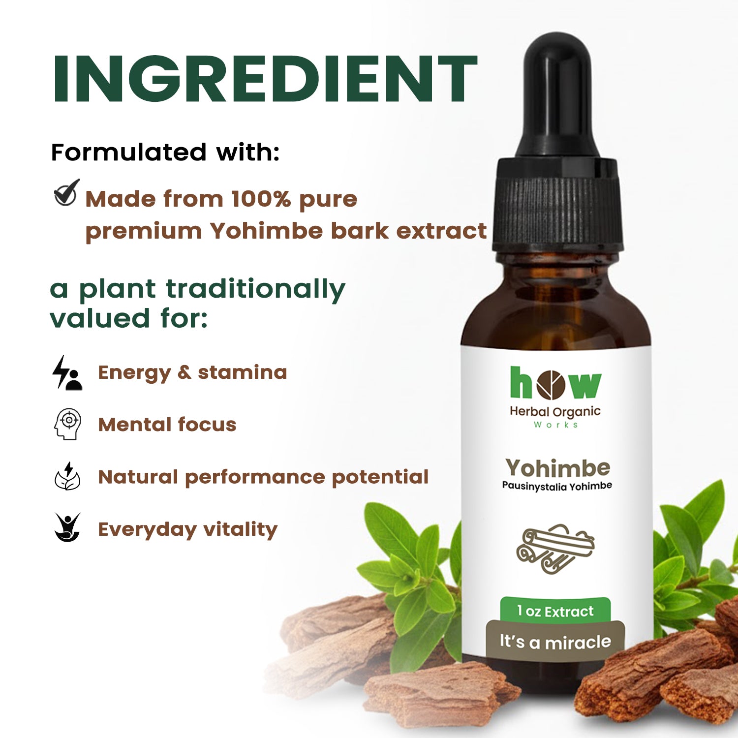 Yohimbe Extract ingredients