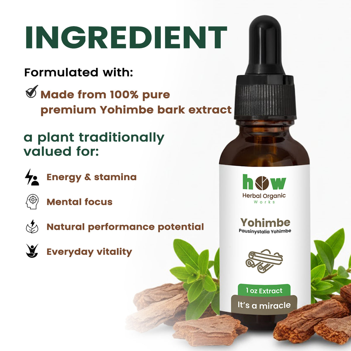 Yohimbe Extract ingredients