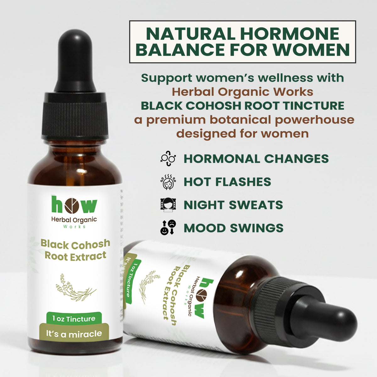 black cohosh extract hormone balance