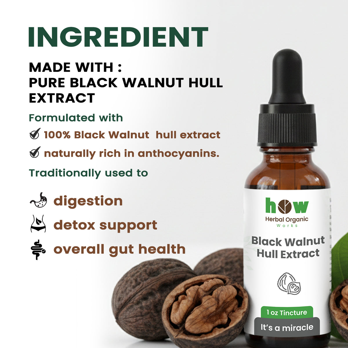 black walnut extract ingredients