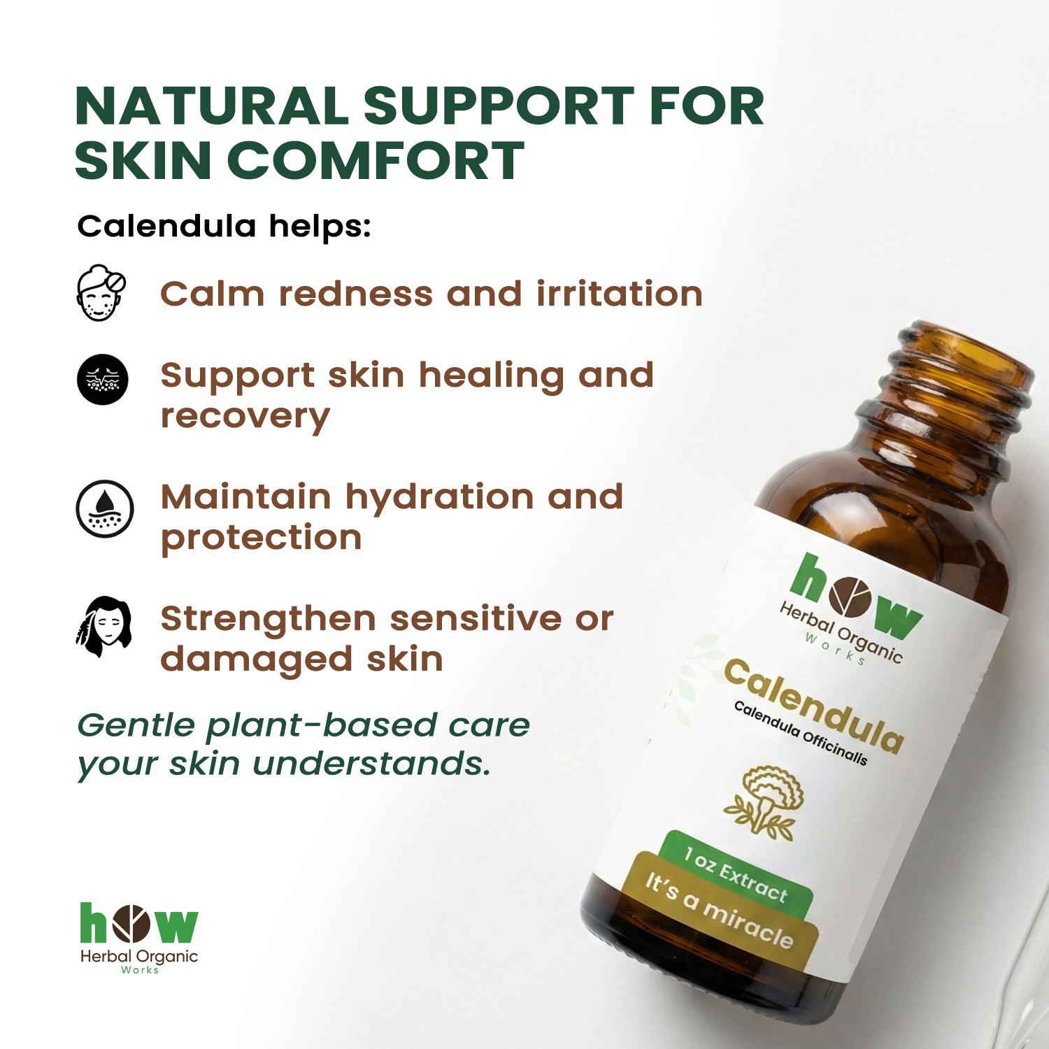 Calendula extract helps