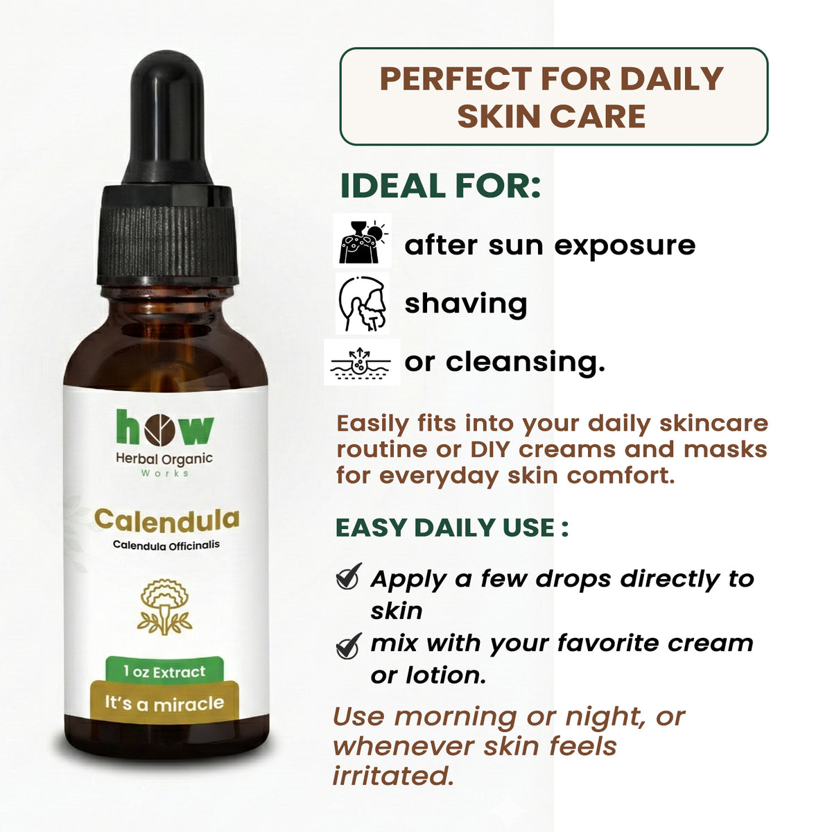 calendula extract uses