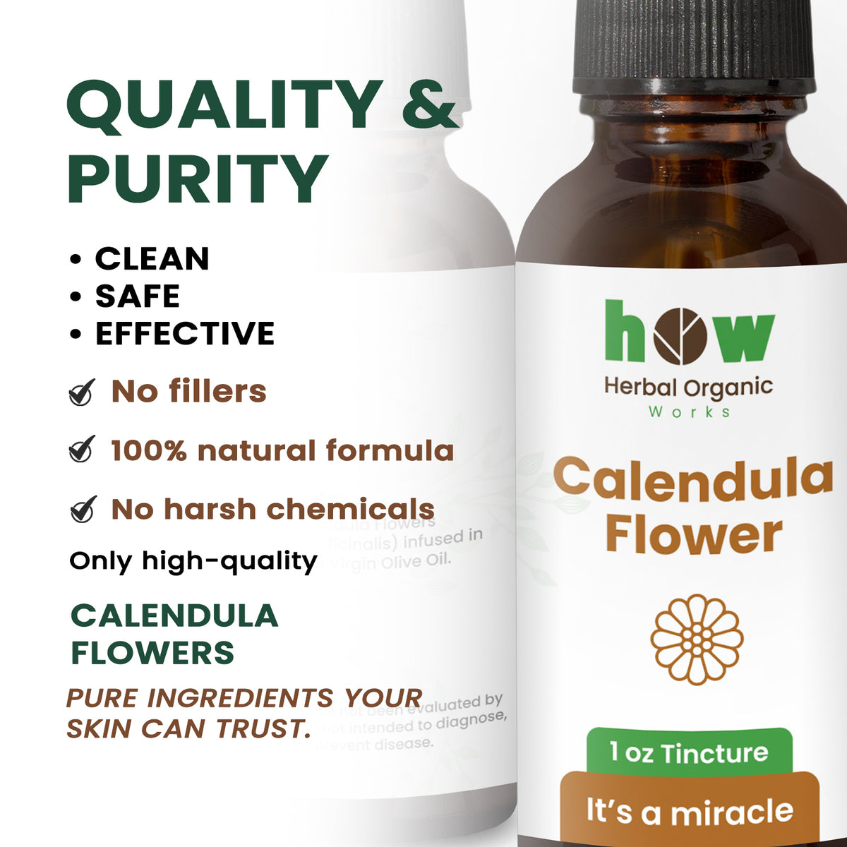 calendula flower quality