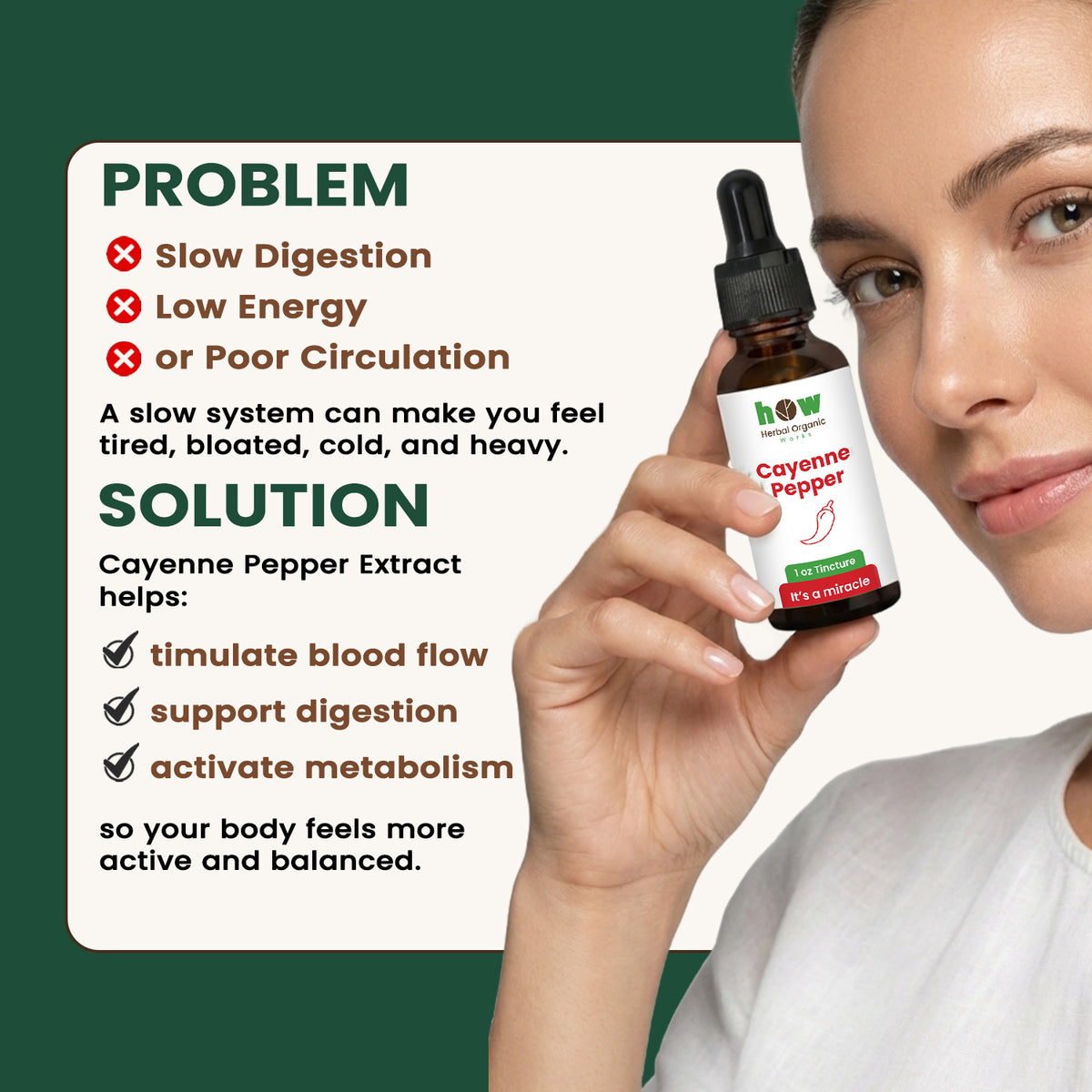 cayenne pepper extract problem solution