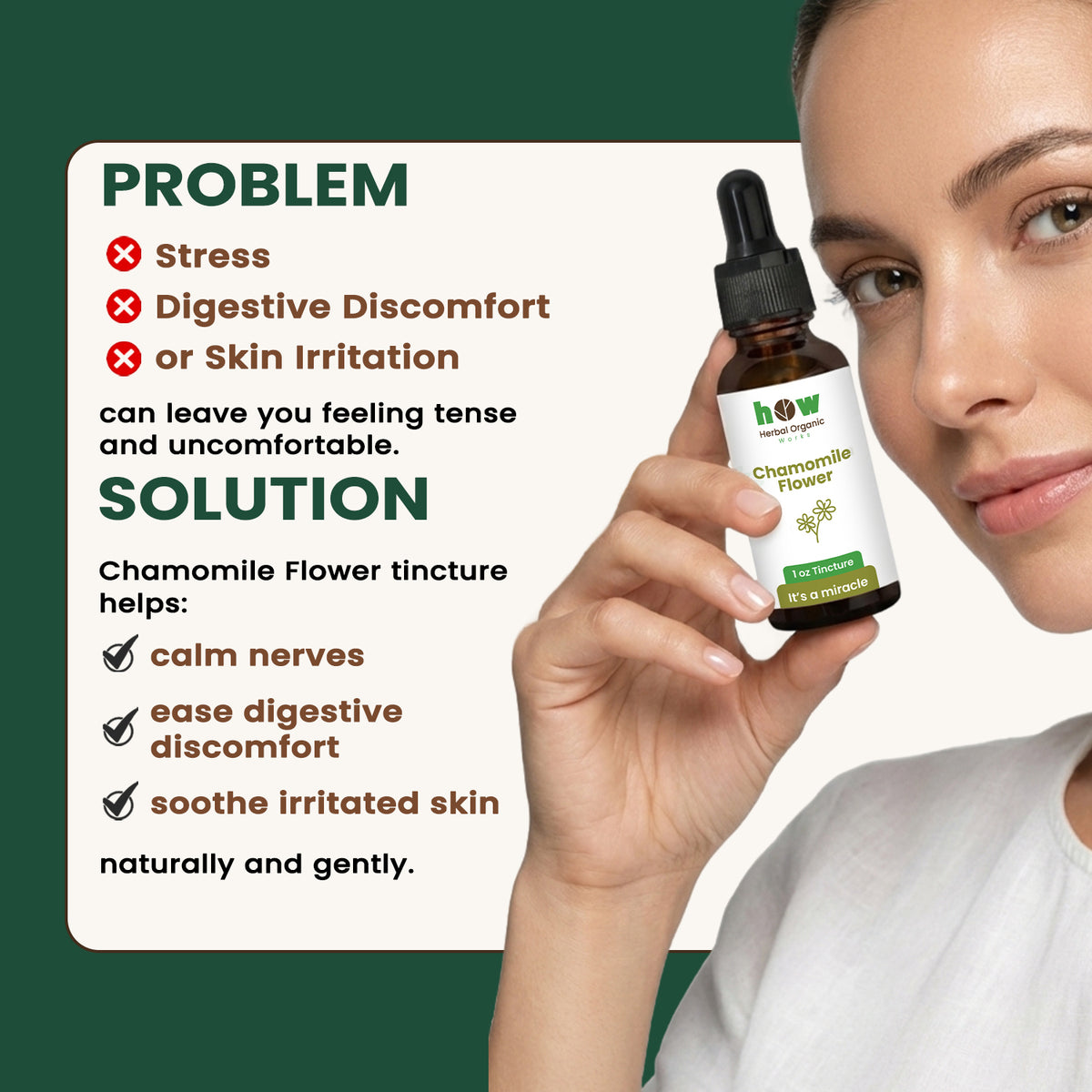 chamomile extract problem solution