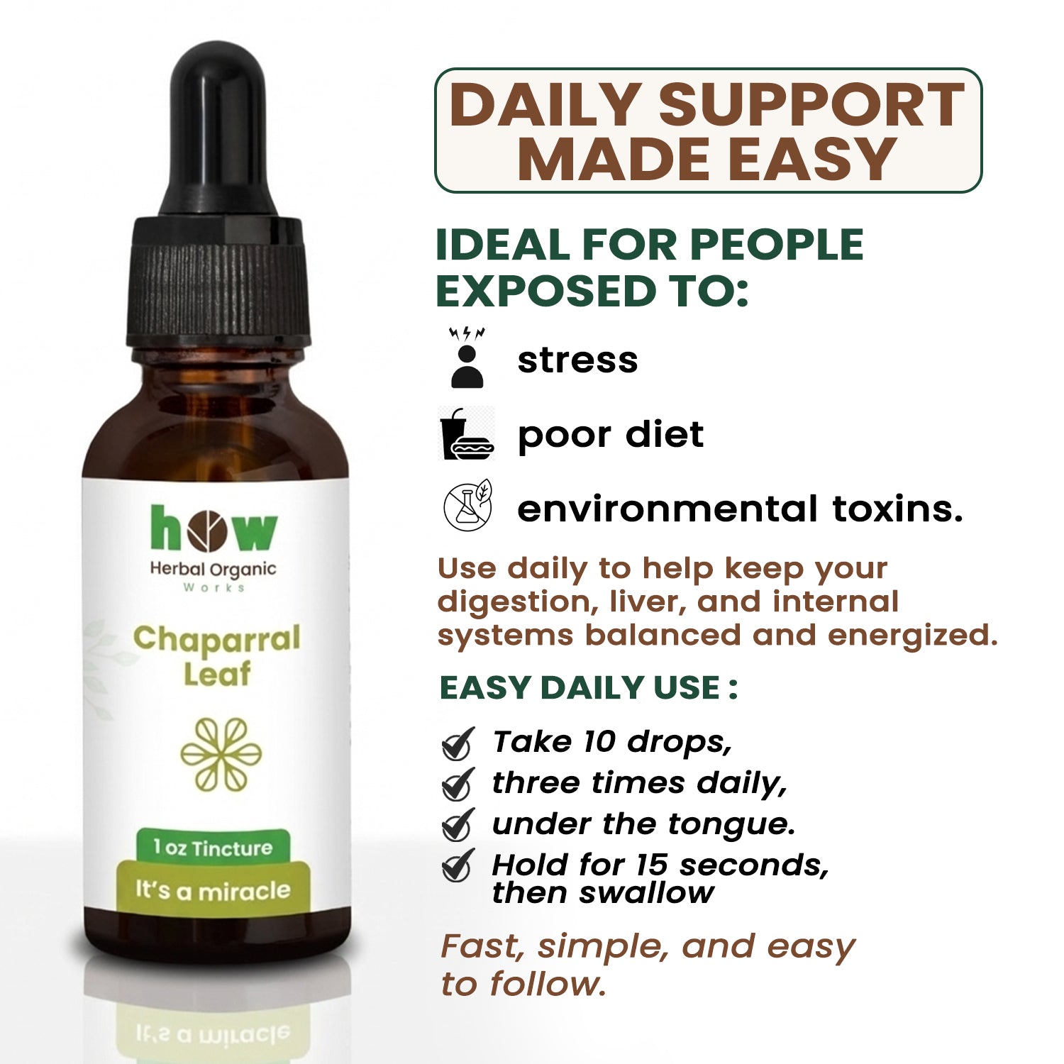 chaparral leaf extract uses