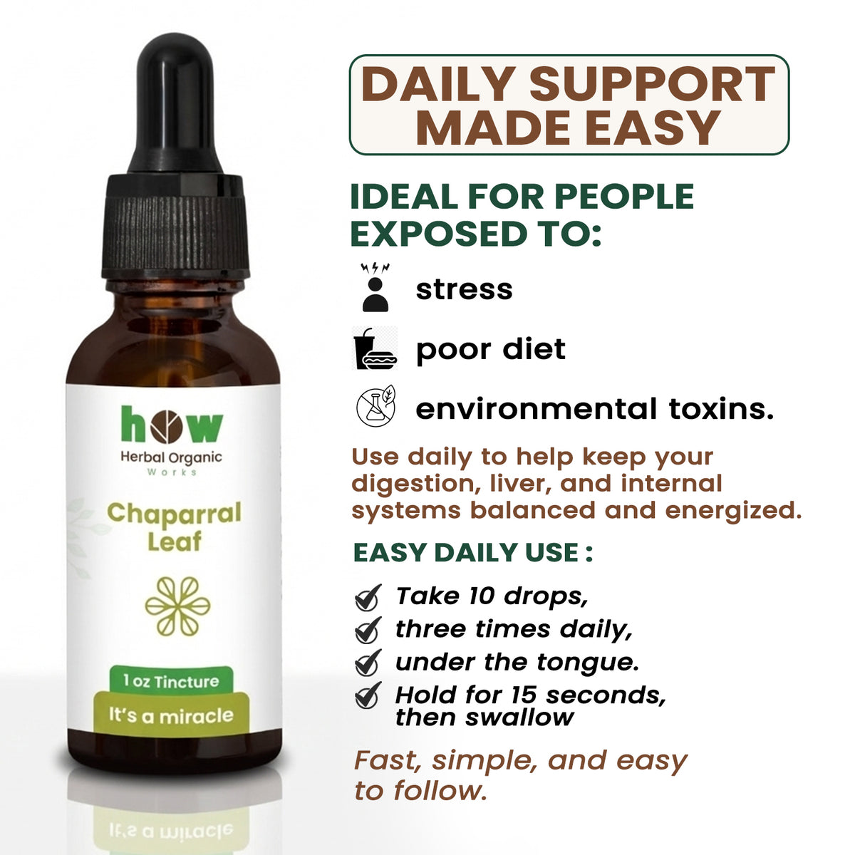 chaparral leaf extract uses