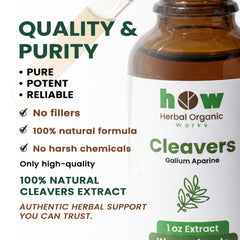 cleavers extract quality
