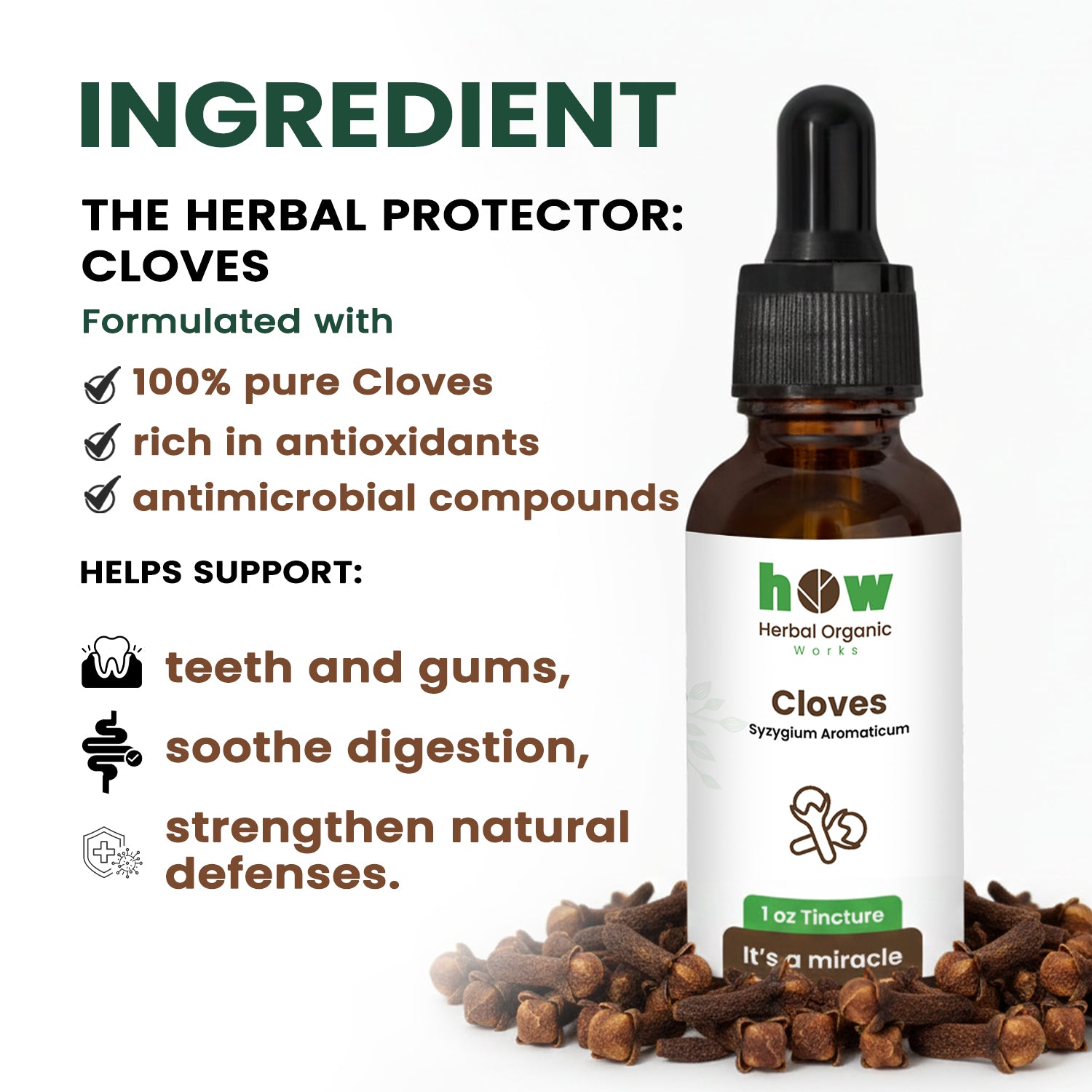 cloves tincture ingredients