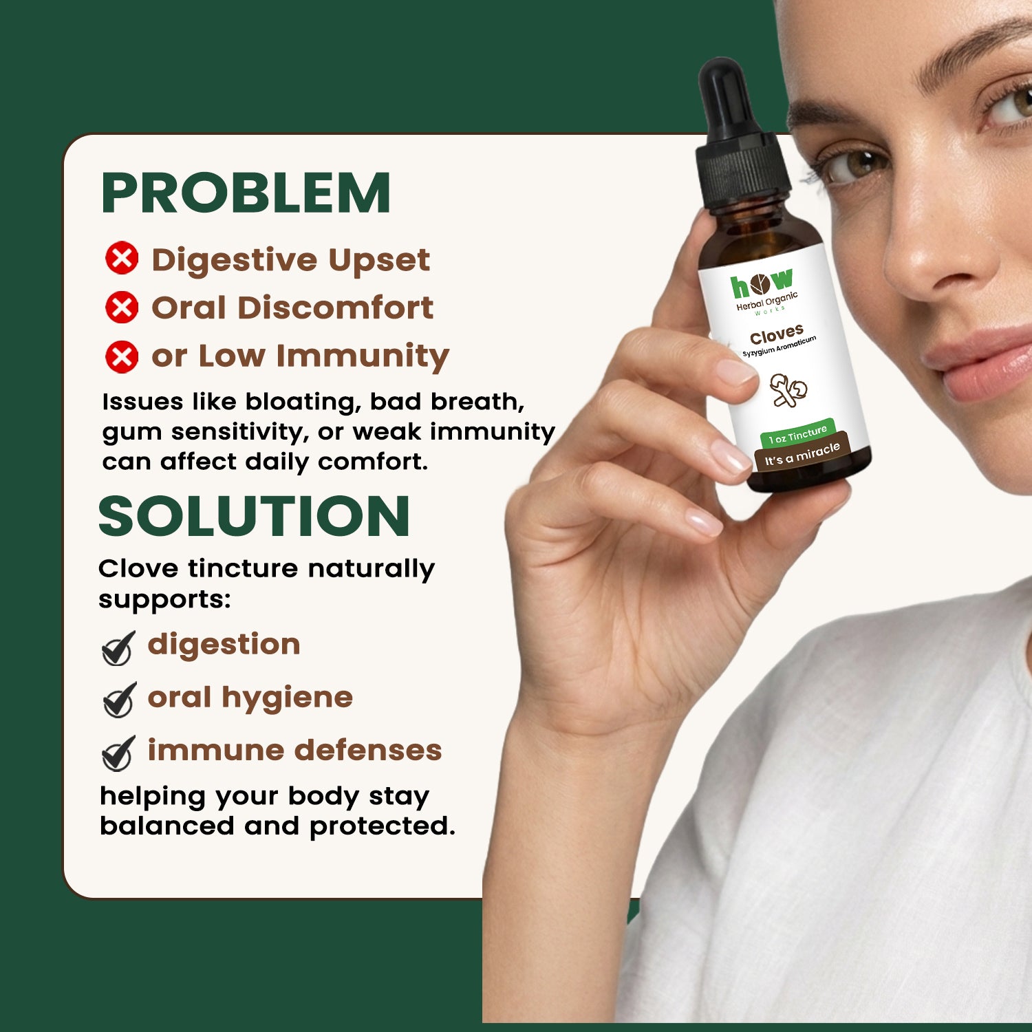 cloves tincture problem solution