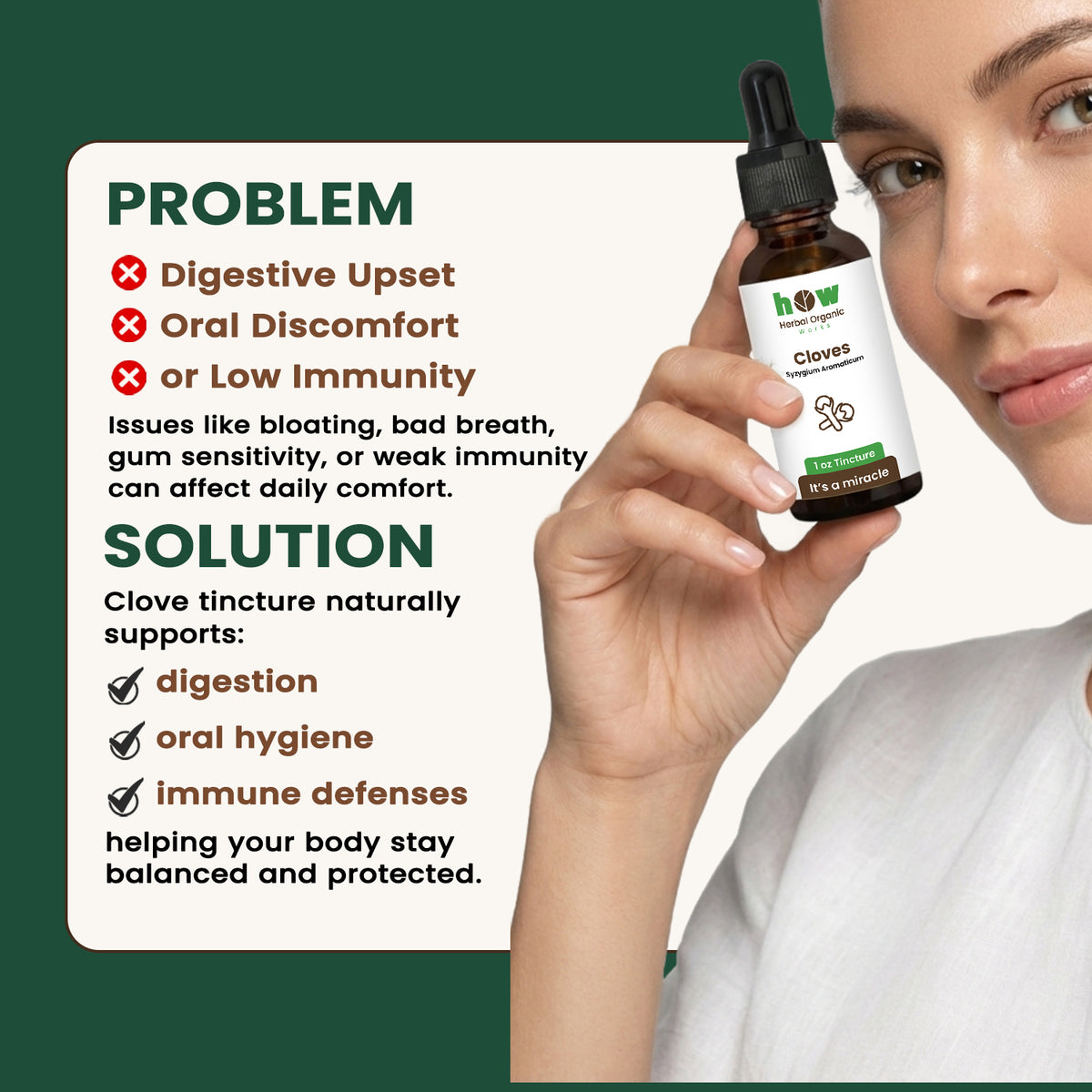cloves tincture problem solution