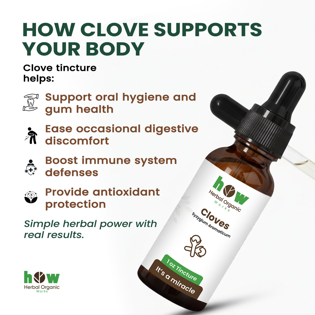 Clove tincture supports your body