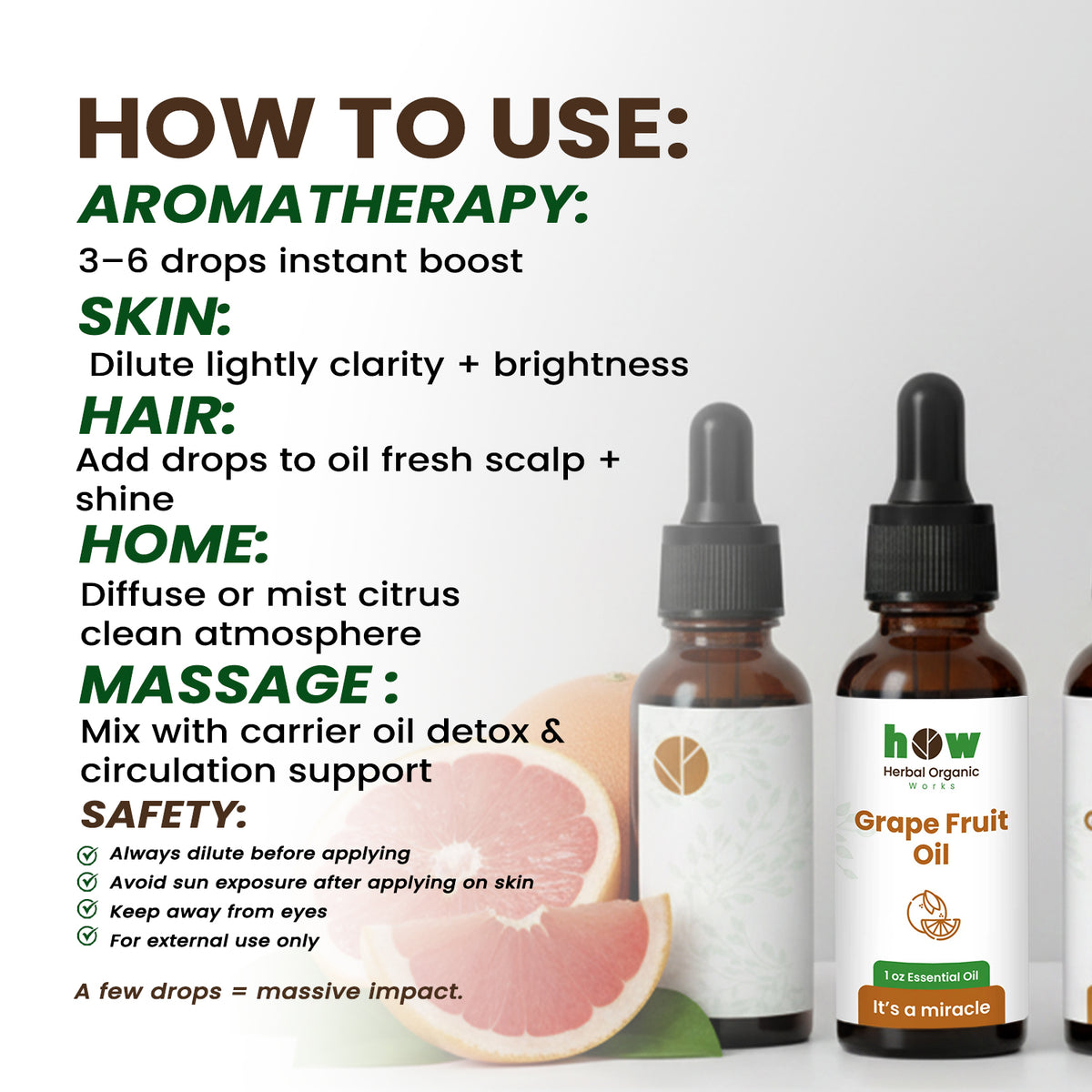 grapefruit oil uses