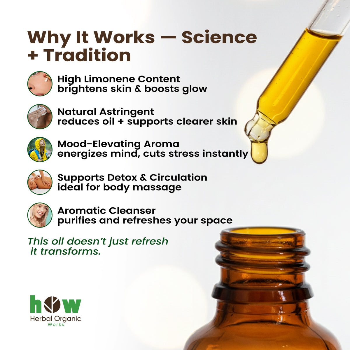 grape fruit oil works