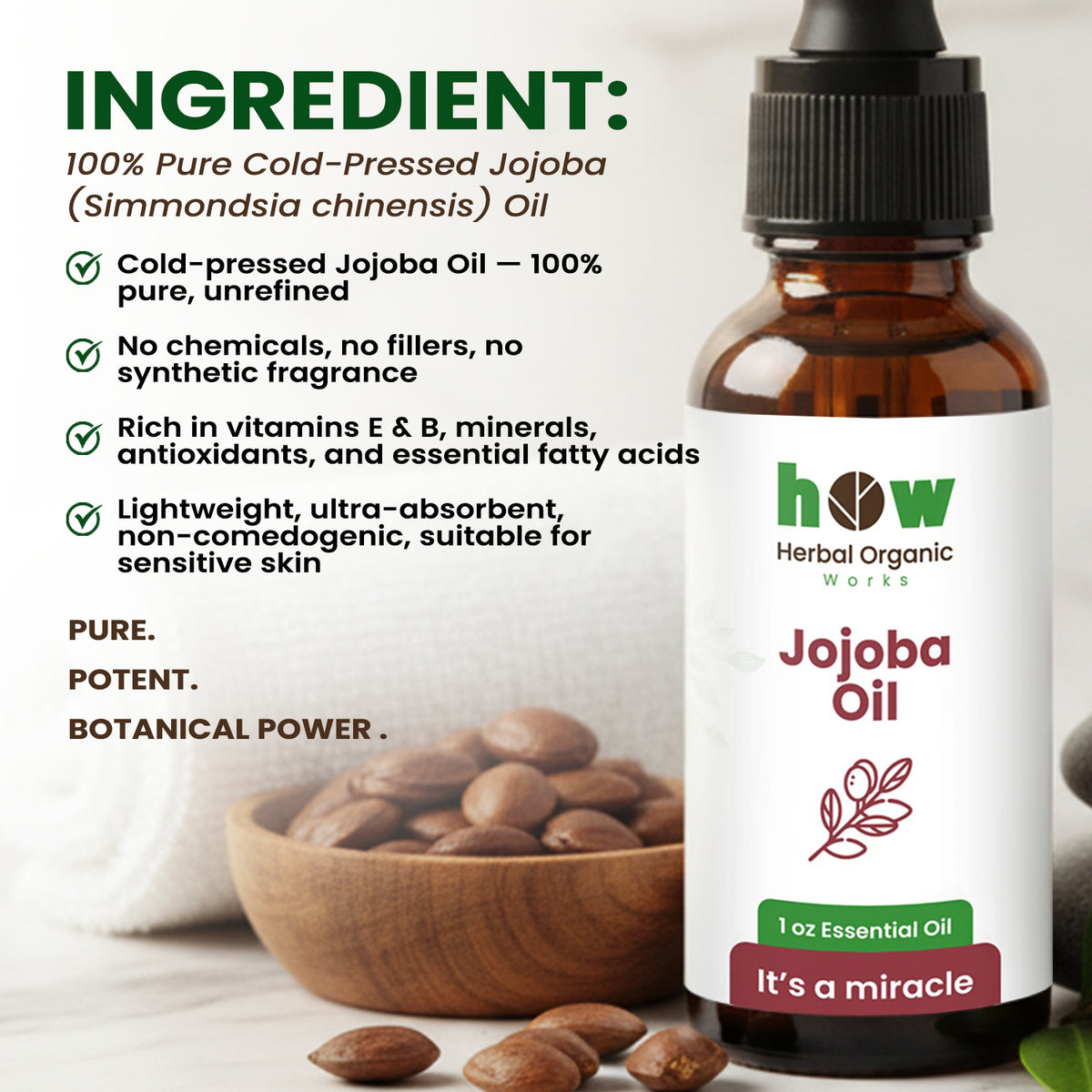 Jojoba Oil – Pure Natural Care for Skin & Nails