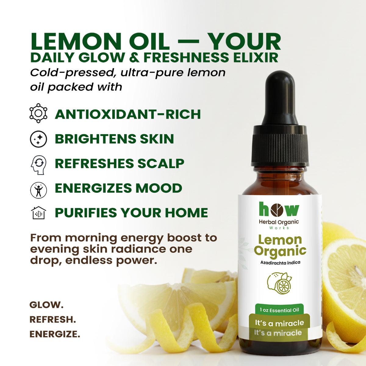 lemon organic oil