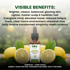lemon organic oil benefits