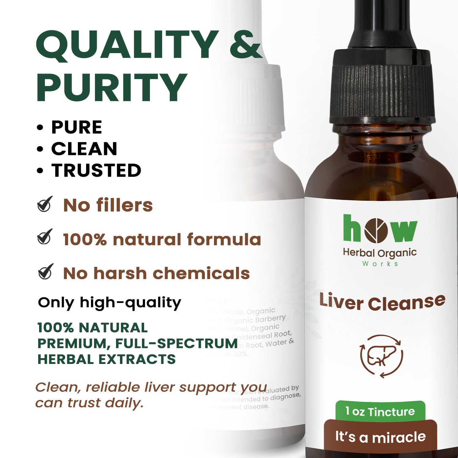 Liver cleanse tincture quality