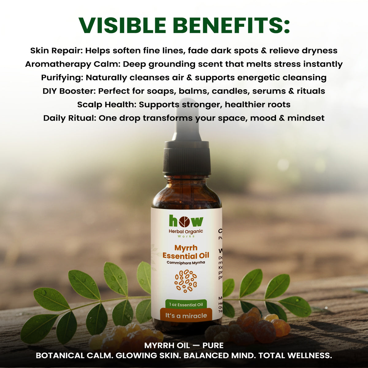 Myrrh oil benefits