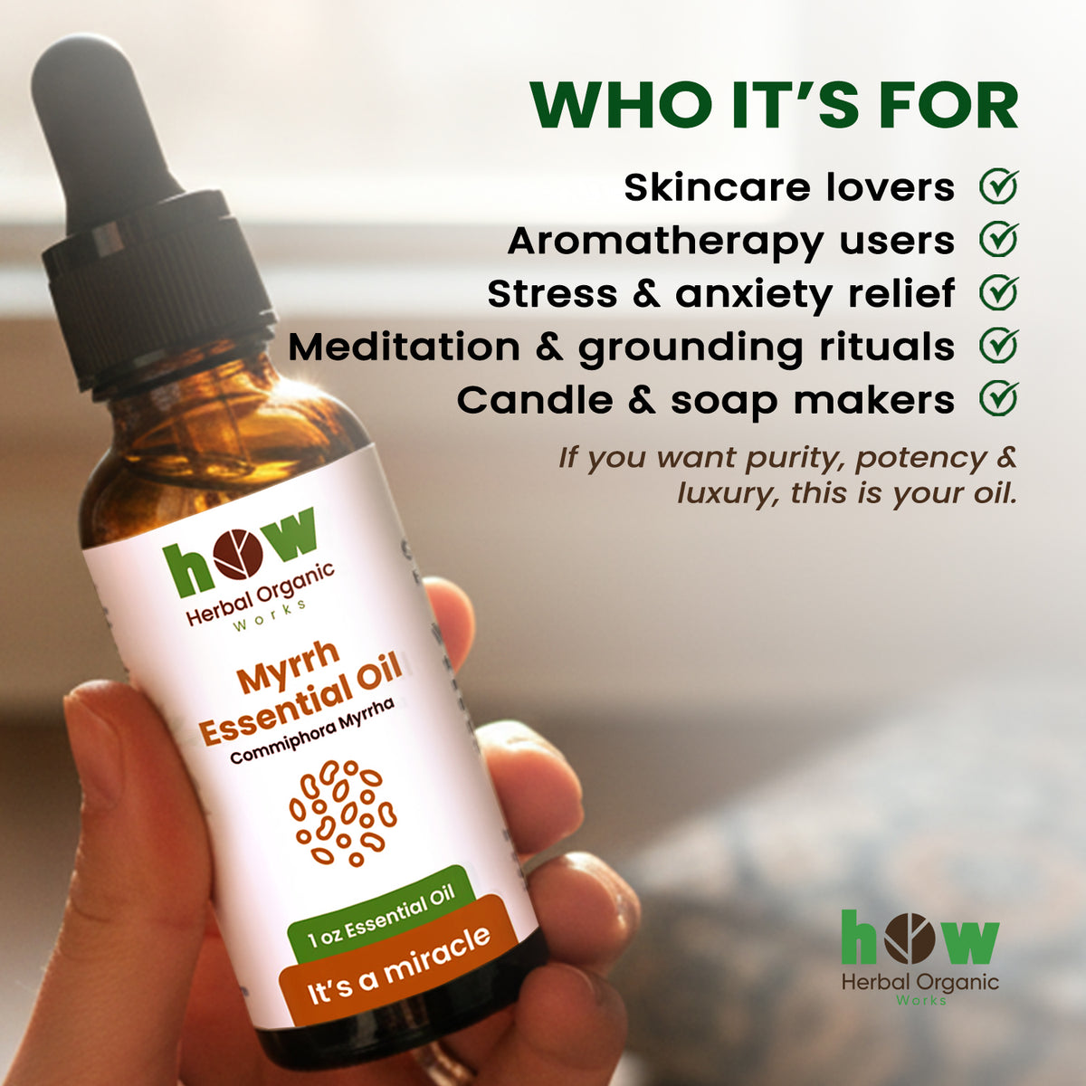 Myrrh oil works