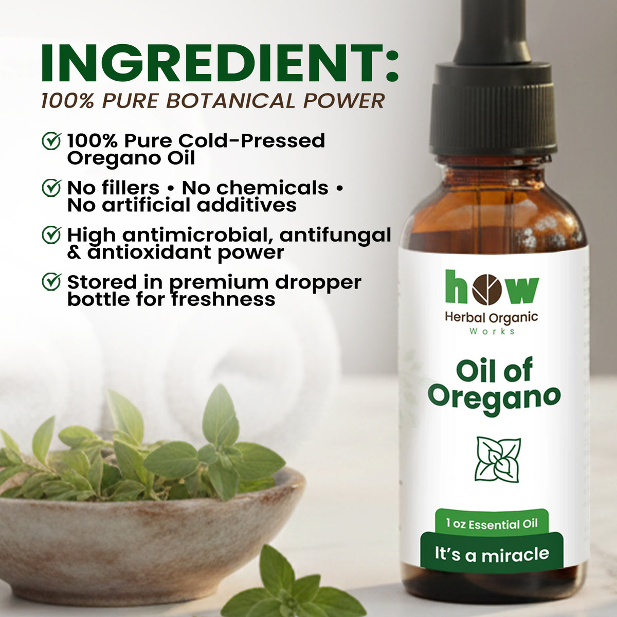 Oregano oil ingredients