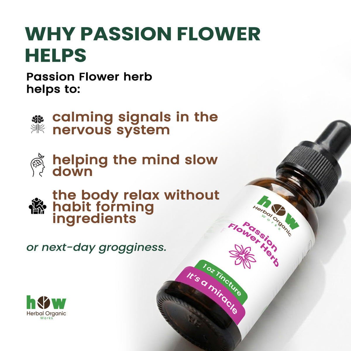 passion Flower Herb helps