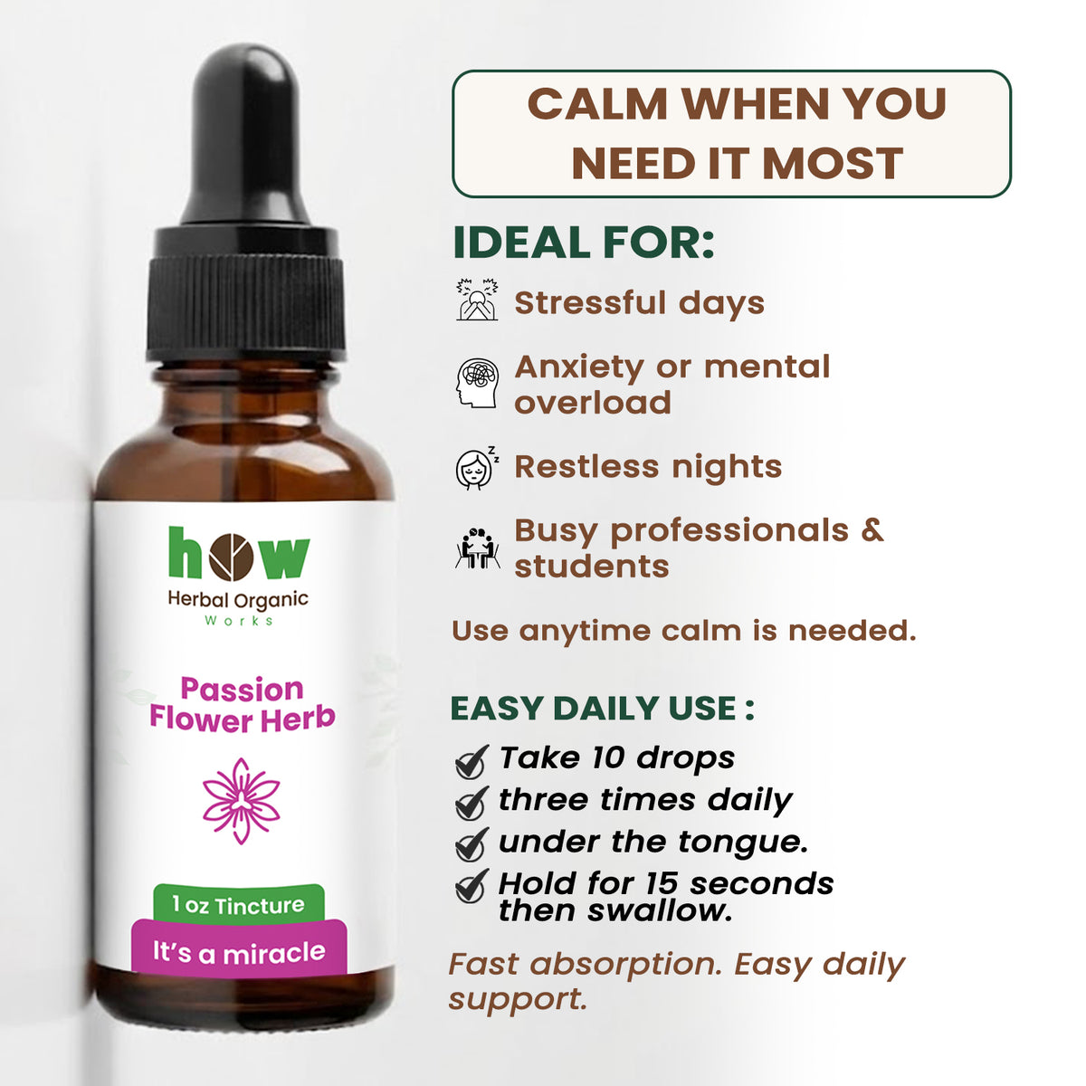 passion Flower Herb uses