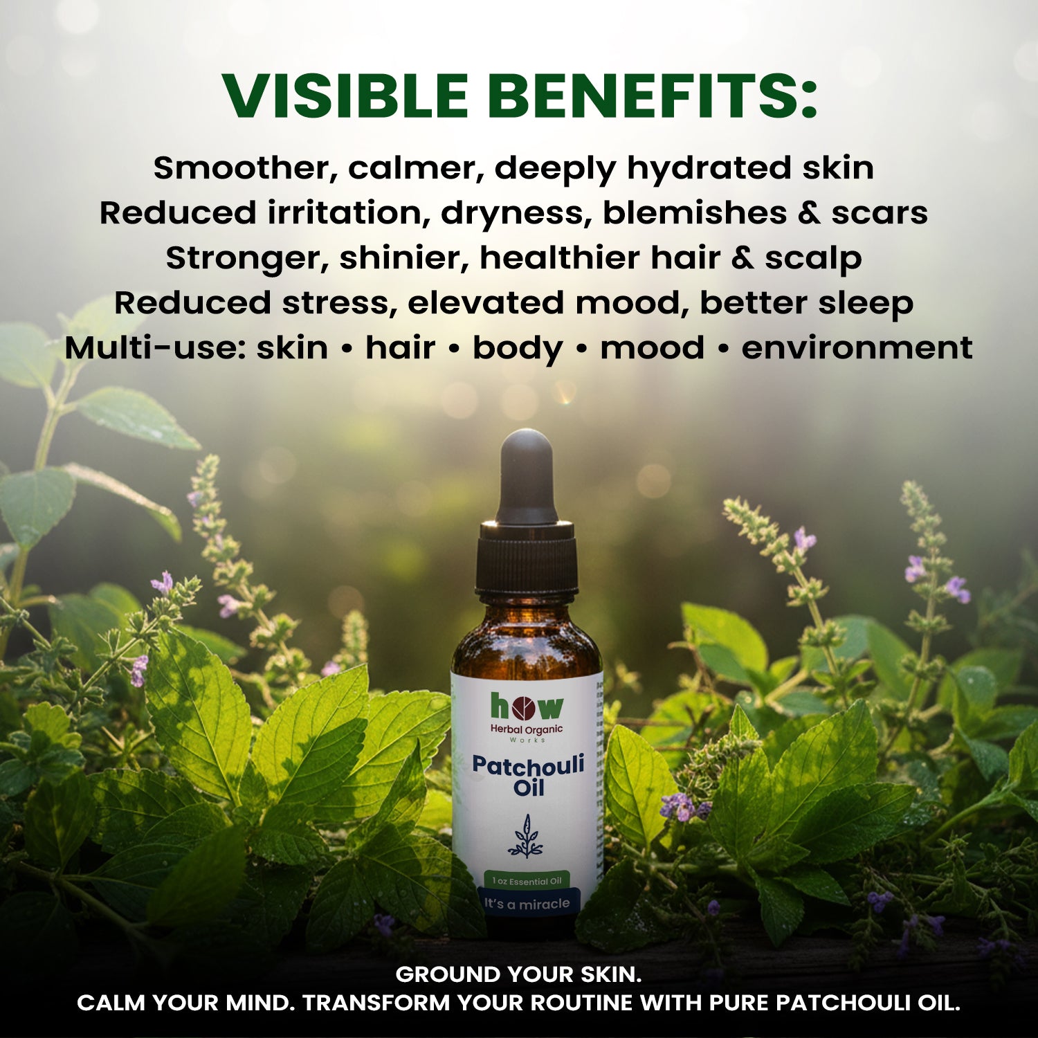 patchouli oil benefits