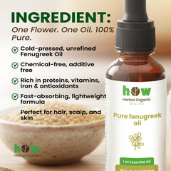 pure fenugreek oil ingredients