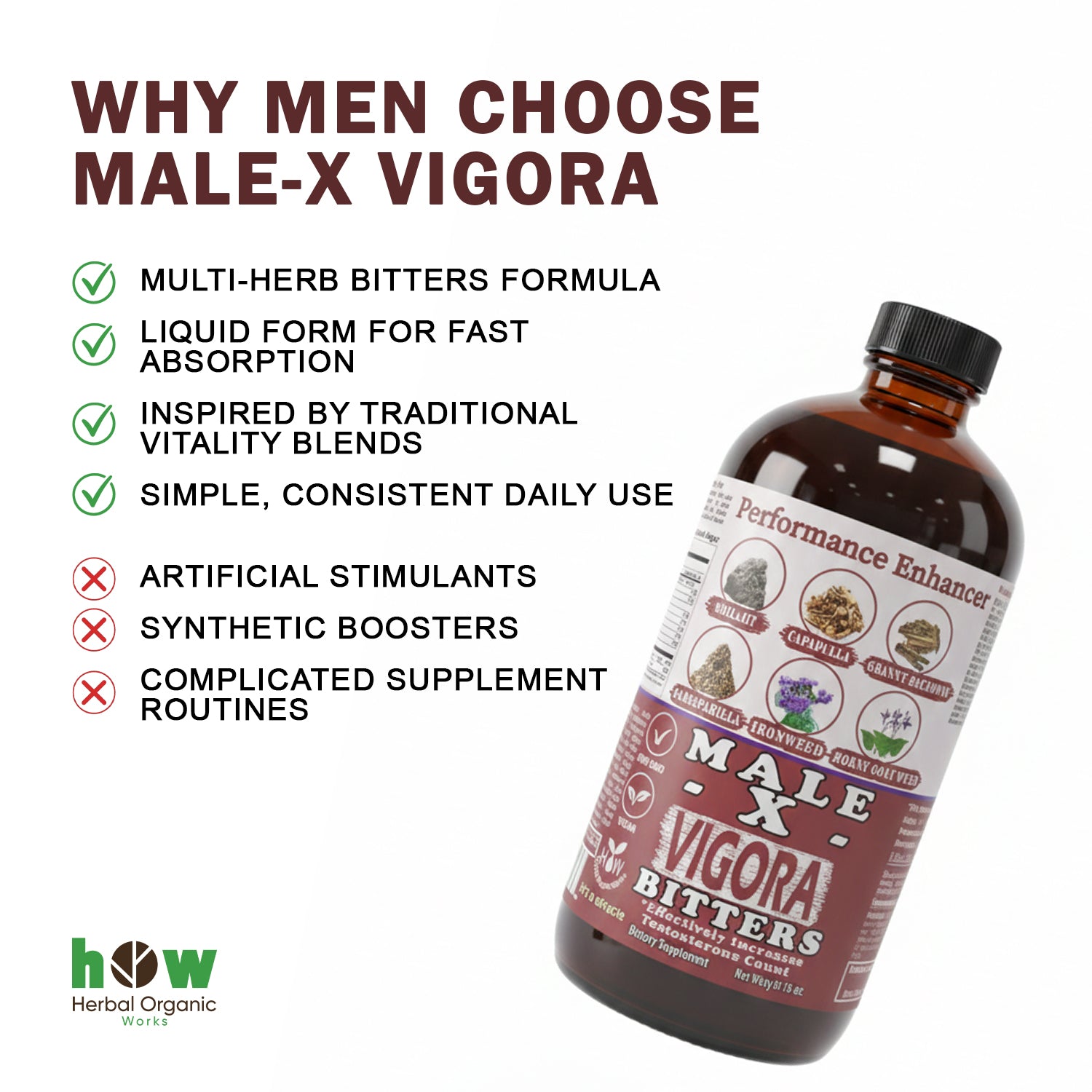 why choose Male-X vigora bitters